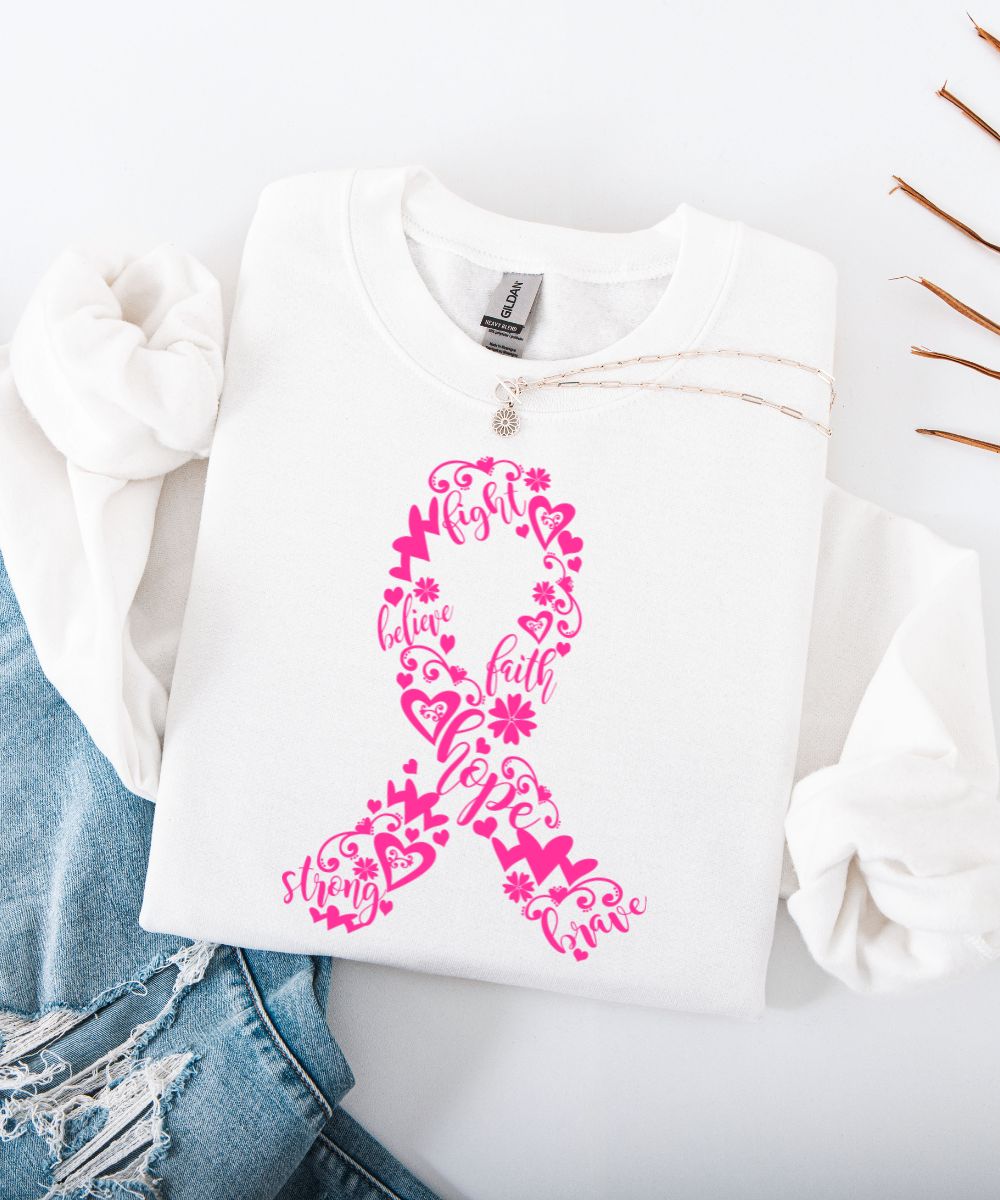 October Breast Cancer Ribbon Sweatshirt